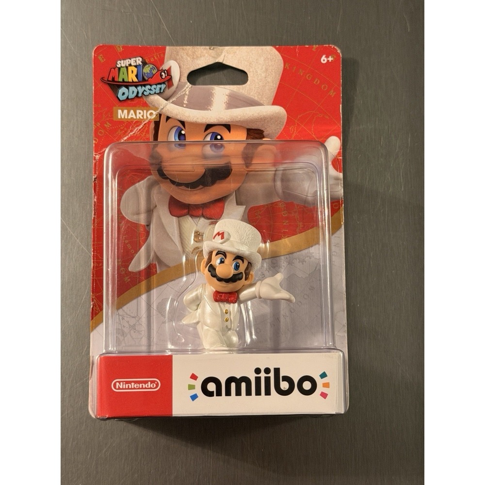 Mario - Wedding Amiibo Super Mario Odyssey - Wear On Box